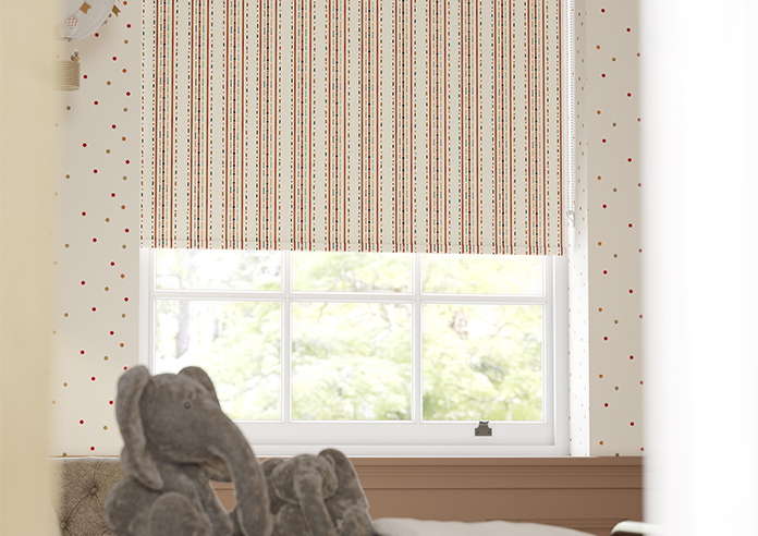 May Day, Stripe Spice - Roller Blind - Image 5